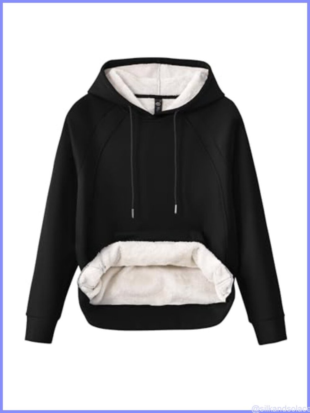 Women's Fleece Sherpa Lined Hoodie Sweatshirt Thick Long Sleeve Pullover with